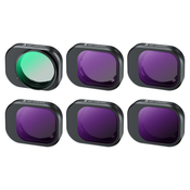 K&F CPL & ND Filter Kit for DJI Mini 4 Pro 6 Pack (CPL, ND8, ND16, ND32, ND64 & ND128)