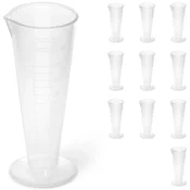 BE KOMPLET PLASTIČNIH LABORATORIJSKIH ČAŠ Z GRADUACIONO 50 ML 10 KOSOV.