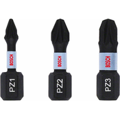Bosch Nastavci za odvijace PZ1-PZ3 25 mm 2608522471, 3 komada