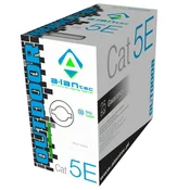Omrežni kabel AAE Cat5e U/UTP (UTP), sivi, 305 m