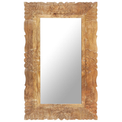 vidaXL Ogledalo 80x50 cm trden mangov les