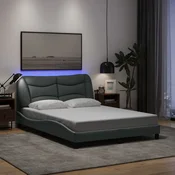 Okvir kreveta s LED-om bez madraca Hvar 120 x 200 cm od tkanine
