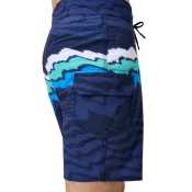 Speedo THE LOOKOUT PRINT BRDSHRT 18INCH AM, moške kopalne hlače, modra 80048450
