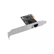 Lanberg PCI-EXPRESS->RJ45 ETHERNET ADAPTER OMREŽNA KARTICA PCI-E X1 1X RJ45 1GB RTL8111C NIZEK PROFIL