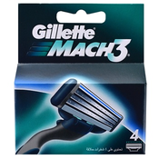 Gillette Mach 3 Spare Blades nadomestne britvice 4 ks (Spare Blades) 4 pcs