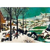 BLUEBIRD Puzzle Lovci na snegu (Zima) 1000 kosov