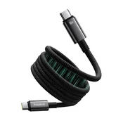 BASEUS TUNGSTEN GOLD MAGNETIC podatkovni kabel Type-C - Type-C, 100 cm, CRNA P10319805111-00