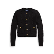 Polo Ralph Lauren Pletena jopa zlata/črna