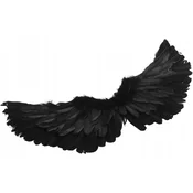 Korbi Črna Angelova krila - 60cm, Ročno Izdelana