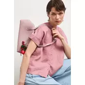 Medicine srajčna bluza ženska lanena