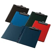Bijela ploca, s poklopcem, A4, s kutnom torbicom, PANTA PLAST, crvena 0414-0003-05