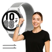 Pašček za Huawei Watch GT4 GT5 GT6 41 mm, siv, zapestnica COLORS 18 mm