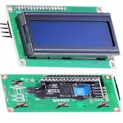 OEM LCD Zaslon 2X16 – Alfanumerični, I2C, HD44780, Modra Osvetlitev, 5v | za Arduino, Raspberry Pi