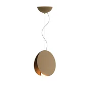 Fabbian Akoya viseča svetilka, bronasta, O30cm, 3000K, 1-10V, možnost zatemnitve - Dnevna soba/jedilnica - Dizajn - Kovina
