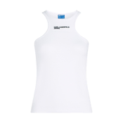 KARL LAGERFELD JEANS Top temno zelena/bela