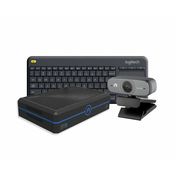 Azulle Byte4 Pro Mini PC with Webcam & Logitech Keyboard Bundle