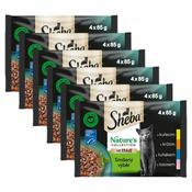 Sheba Natures Collection mešani izbor vrečk hrane v soku 6 x (4 x 85 g)