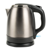 Elektricni bokal Black + Decker BXKE2202E, 1.2 l, 2200 W, Inox