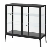 MILSBO Vitrina, boja antracita, 101x100 cm