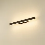 SLV LED stenska svetilka za kopalnico One Linear, 52 cm, črna, CCT - Kopalnica - Sodobni - Aluminij
