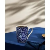 Madame Coco Šolja Reve Bleu Miller, 360 ml, Plavo-bela