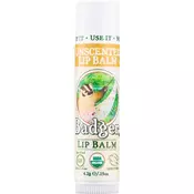 Badger Balm Balzam za usne u stiku - Bez mirisa