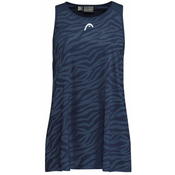 Majica kratkih rukava za djevojcice Head Agility Tank Top G - dark blue/print vision