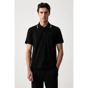 Karl Lagerfeld polo majica moška z bombažem