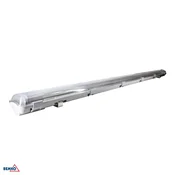 Bemko hermetična LED svetilka 150 cm IP65 G13 za T8 LED cev s prizemnim difuzorjem BM-S-C14-E-OHL-150-1KP