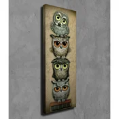 Wallity Slika sove 30x80 cm