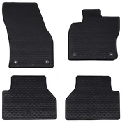 vidaXL Avto preproga 4 pcs Črna TPE