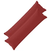 Vidaxl Prevleka za blazino 2 kos HOUTEN Vinorodna rdeča 40 x 145 cm