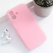 Maska Flash Crystal za iPhone 16 roze