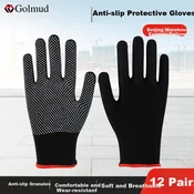Golmud Radne rukavice ST530, 12 pari, Crne