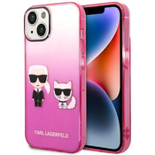 Karl Lagerfeld KLHCP14STGKCP iPhone 14 6,1 hardcase pink Gradient Ikonik Karl  Choupette (KLHCP14STGKCP)