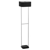 EGLO podna lampa SAVAZZA E27 2 grla crna/srebrna 158 cm 39971