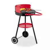 Northix Žar na oglje s koleščki, vetrovka, O 42 cm