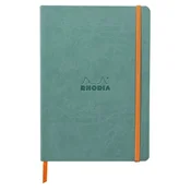 Notes A5, Rhodiarama soft, s gumicom, diktando crte, plavi