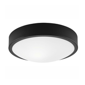 Stropno svetlo JONAS 1xE27/60W/230V precnik 26 cm crna
