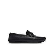 Tommy Hilfiger Mokasini Flag Lth Hardware Driver FM0FM06089 Črna