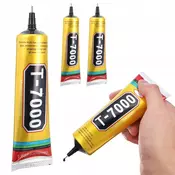 OEM Set Univerzalno Lepilo T-7000 – 3X15ml, Črn, Elastičen, Vremensko Odporen | za Elektroniko, Keramiko, Plastiko