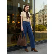 Sinsay - Pamucna majica - yellow jeans