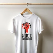 Camiseta Majica sa štampanim printom Cam 155, Unisex, Bela