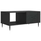 vidaXL Klubska miza Črna 90 x 50 x 40 cm Inženirski les
