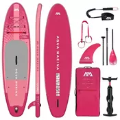 SUP deska Aqua Marina Coral Raspberry 102 - All Around - Karbonsko veslo - 310 cm - 78 cm - 12 cm - Double Stringer - Enoslojna (Single Layer) - 15 psi - 105 kg - Različne vodne pogoje