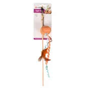 FLAMINGO Igracka za macke Pecaljka Kirk Dangler Ball 40cm narandžasta