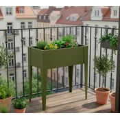 Metal balcony raised bed Vedura
