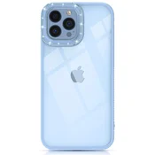 Kingxbar Kingxbar Sparkle Series etui iPhone 13 Pro Max z kristali ohišje ovitek za hrbet modra