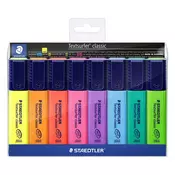 Označevalnik, komplet, 1-5 mm, STAEDTLER Classic 364, 8 različnih barv, 8 kosov
