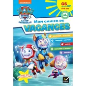 Mon cahier de vacances PatPatrouille 2023 GS vers le CP 5/6 ans